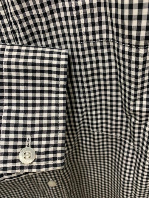 BALENCIAGA（バレンシアガ）BALENCIAGA (バレンシアガ) 長袖シャツ ブラック×ホワイト サイズ:34の古着・服飾アイテム