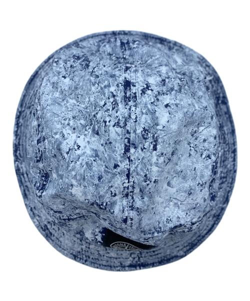 STONE ISLAND（ストーンアイランド）STONE ISLAND (ストーンアイランド) バケットハット ネイビー×ホワイト サイズ:Mの古着・服飾アイテム