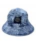STONE ISLAND (ストーンアイランド) バケットハット ネイビー×ホワイト サイズ:M：15000円