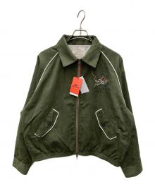 KRIFF MAYER（クリフメイヤー）の古着「スカジャン」｜オリーブ