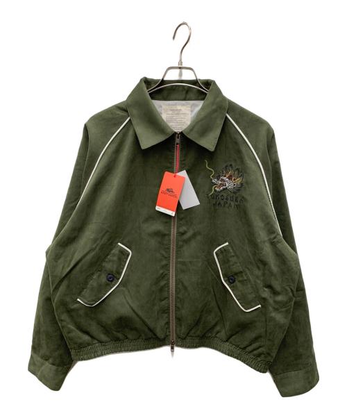 KRIFF MAYER（クリフメイヤー）KRIFF MAYER (クリフメイヤー) スカジャン オリーブ サイズ:XL 未使用品の古着・服飾アイテム