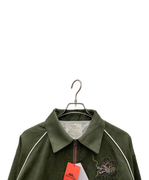 KRIFF MAYER（クリフメイヤー）KRIFF MAYER (クリフメイヤー) スカジャン オリーブ サイズ:XL 未使用品の古着・服飾アイテム