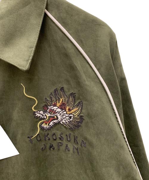 KRIFF MAYER（クリフメイヤー）KRIFF MAYER (クリフメイヤー) スカジャン オリーブ サイズ:XL 未使用品の古着・服飾アイテム