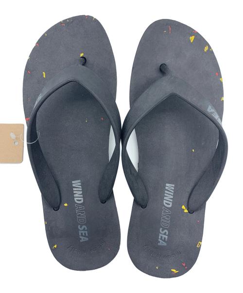 WIND AND SEA（ウィンダンシー）WIND AND SEA (ウィンダンシー) ストラップサンダル ブラック サイズ:24 未使用品の古着・服飾アイテム