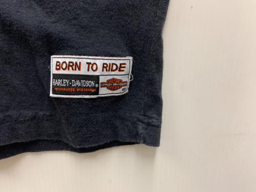 HARLEY-DAVIDSON（ハーレーダビッドソン）HARLEY-DAVIDSON (ハーレーダビッドソン) 半袖カットソー ブラック サイズ:不明の古着・服飾アイテム
