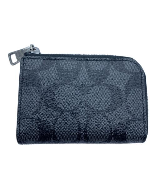 COACH（コーチ）COACH (コーチ) コインケース ブラック×グレーの古着・服飾アイテム