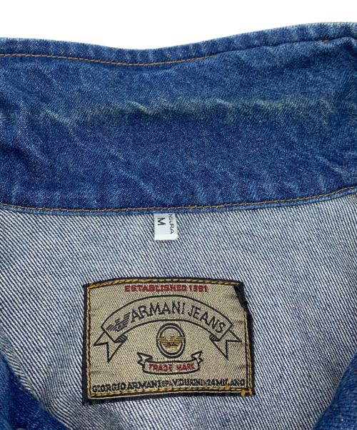 ARMANI JEANS（アルマーニジーンズ）ARMANI JEANS (アルマーニジーンズ) デニムジャケット インディゴ サイズ:Mの古着・服飾アイテム