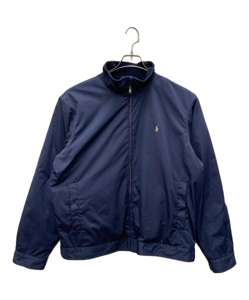 POLO RALPH LAUREN（ポロ・ラルフローレン）POLO RALPH LAUREN (ポロ・ラルフローレン) 裏地フリースジャケット ネイビー サイズ:LLの古着・服飾アイテム