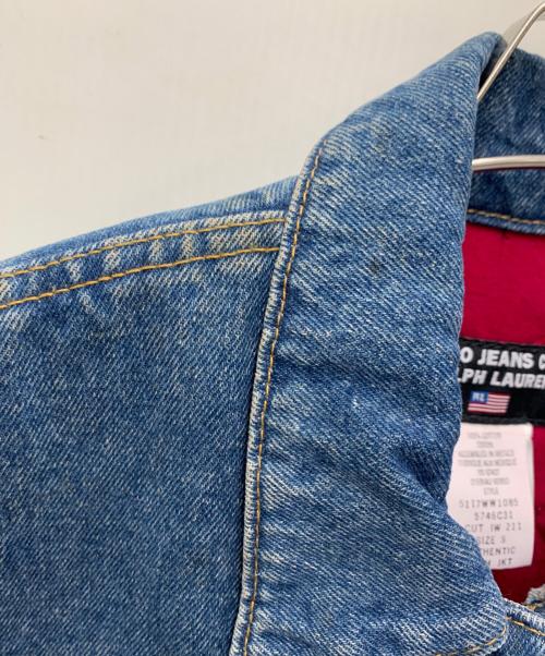 POLO JEANS CO.（ポロジーンズカンパニー）POLO JEANS CO. (ポロジーンズカンパニー) デニムジャケット インディゴ サイズ:Sの古着・服飾アイテム