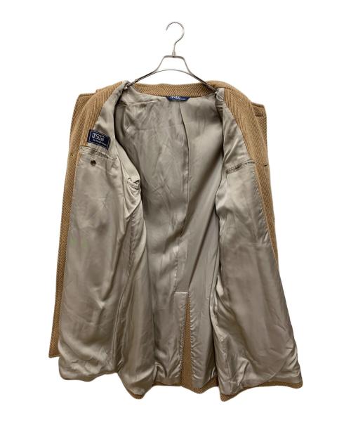 POLO RALPH LAUREN（ポロ・ラルフローレン）POLO RALPH LAUREN (ポロ・ラルフローレン) ヘンリボーンコート ベージュ サイズ:XLの古着・服飾アイテム