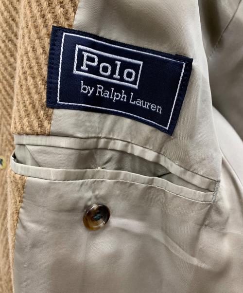 POLO RALPH LAUREN（ポロ・ラルフローレン）POLO RALPH LAUREN (ポロ・ラルフローレン) ヘンリボーンコート ベージュ サイズ:XLの古着・服飾アイテム