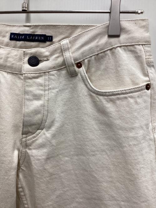 RALPH LAUREN（ラルフローレン）RALPH LAUREN (ラルフローレン) デニムパンツ アイボリー サイズ:１１の古着・服飾アイテム