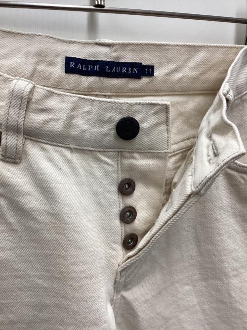 RALPH LAUREN（ラルフローレン）RALPH LAUREN (ラルフローレン) デニムパンツ アイボリー サイズ:１１の古着・服飾アイテム