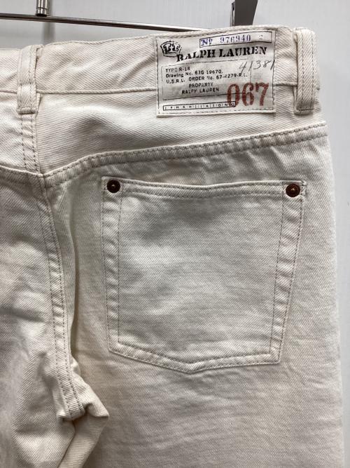 RALPH LAUREN（ラルフローレン）RALPH LAUREN (ラルフローレン) デニムパンツ アイボリー サイズ:１１の古着・服飾アイテム