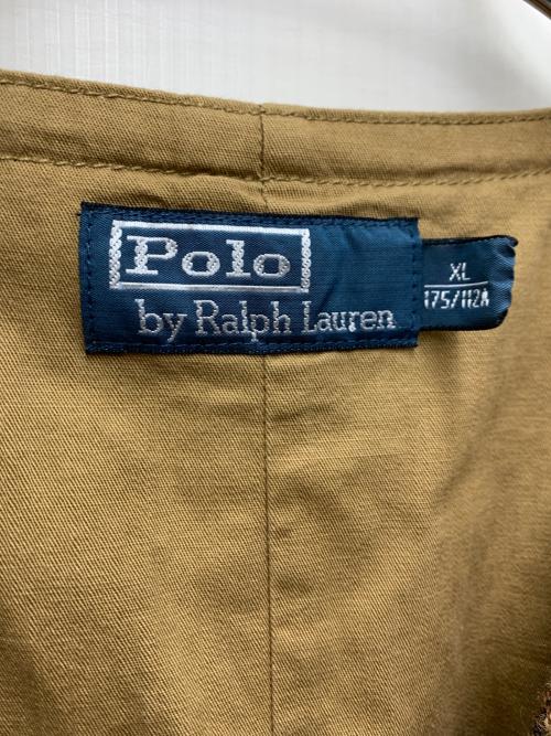 POLO RALPH LAUREN（ポロ・ラルフローレン）POLO RALPH LAUREN (ポロ・ラルフローレン) ツイードベスト キャメル サイズ:XLの古着・服飾アイテム