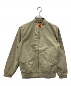 Timberlandティンバーランド）の古着「ボンバージャケット」｜ベージュ