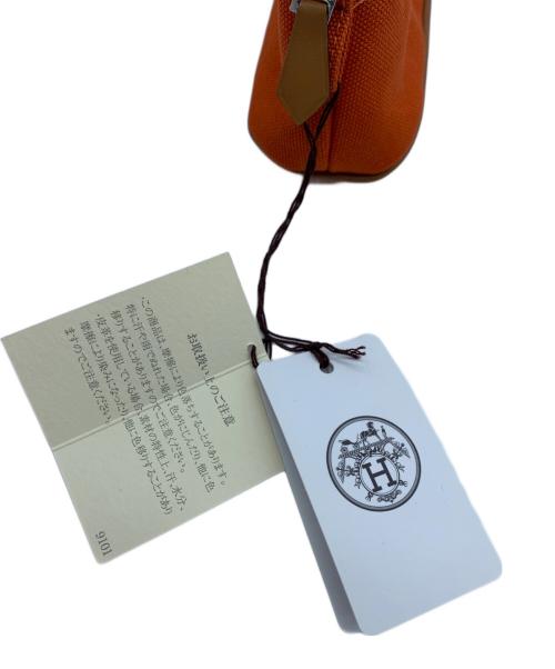 HERMES（エルメス）HERMES (エルメス) ボリードポーチ ミニミニ オレンジの古着・服飾アイテム