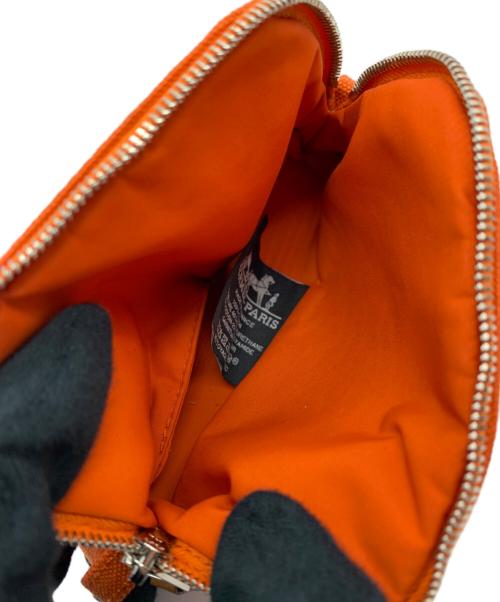 HERMES（エルメス）HERMES (エルメス) ボリードポーチ ミニミニ オレンジの古着・服飾アイテム