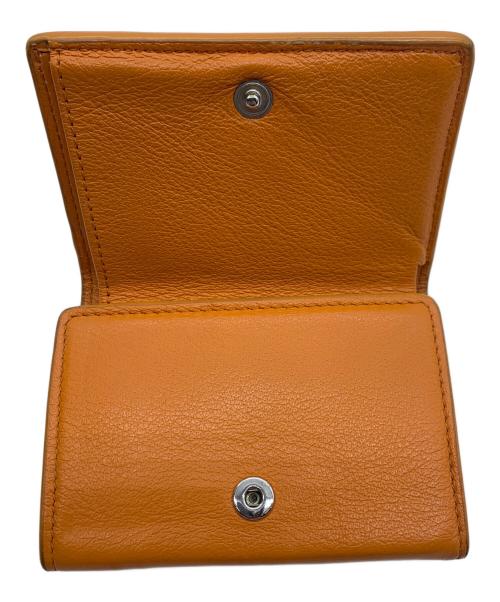 BALENCIAGA（バレンシアガ）BALENCIAGA (バレンシアガ) ペーパーミニウォレット オレンジの古着・服飾アイテム