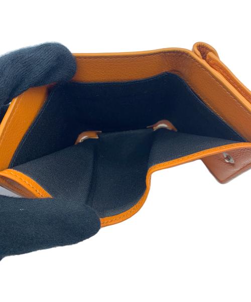 BALENCIAGA（バレンシアガ）BALENCIAGA (バレンシアガ) ペーパーミニウォレット オレンジの古着・服飾アイテム