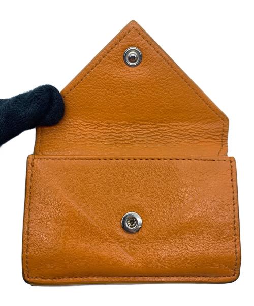 BALENCIAGA（バレンシアガ）BALENCIAGA (バレンシアガ) ペーパーミニウォレット オレンジの古着・服飾アイテム