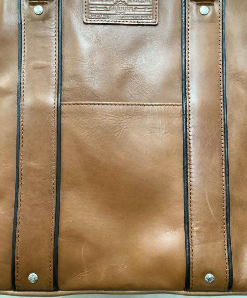SEEKER（シーカー）SEEKER (シーカー) レザートートバッグ キャメルの古着・服飾アイテム