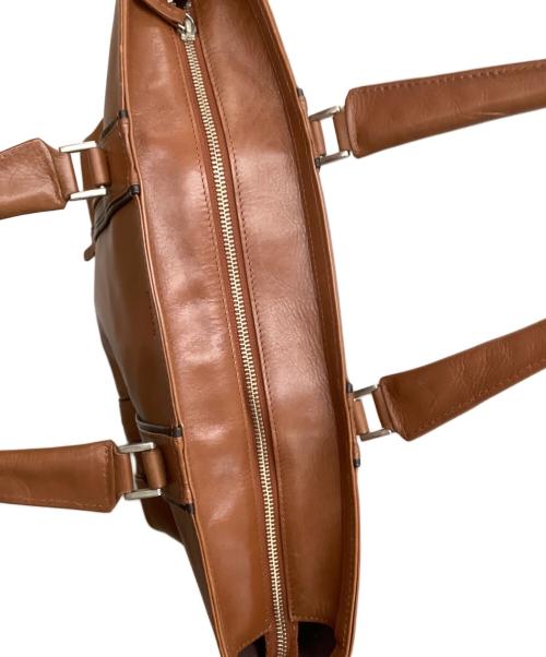 SEEKER（シーカー）SEEKER (シーカー) レザートートバッグ キャメルの古着・服飾アイテム