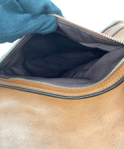 SEEKER（シーカー）SEEKER (シーカー) レザートートバッグ キャメルの古着・服飾アイテム