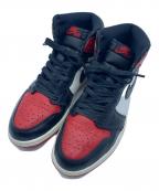 NIKEナイキ）の古着「ハイカットスニーカー」｜レッド×ブラック