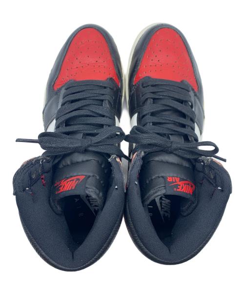 NIKE（ナイキ）NIKE (ナイキ) ハイカットスニーカー レッド×ブラック サイズ:25.5の古着・服飾アイテム