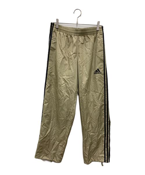 adidas（アディダス）adidas (アディダス) ナイロンパンツ ベージュ サイズ:Lの古着・服飾アイテム