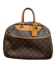 LOUIS VUITTON（ルイ ヴィトン）の古着「ハンドバッグ　ドーヴィル(ボーリングヴァニティ)」｜ブラウン