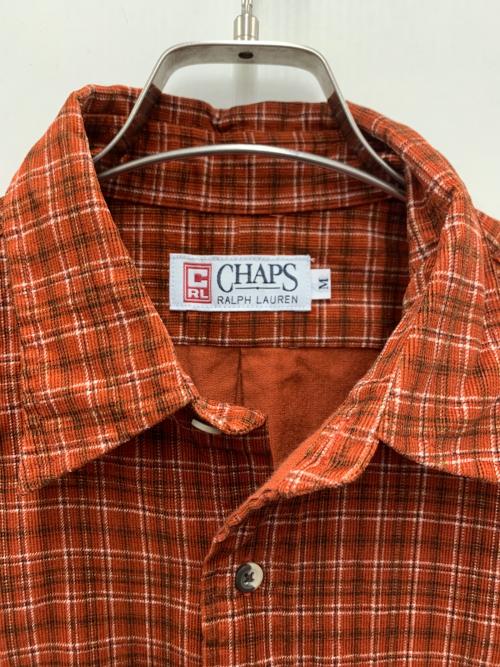 CHAPS RALPH LAUREN（チャップス ラルフローレン）CHAPS RALPH LAUREN (チャップス ラルフローレン) 長袖シャツ ブラウン サイズ:Mの古着・服飾アイテム