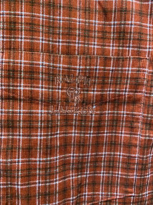 CHAPS RALPH LAUREN（チャップス ラルフローレン）CHAPS RALPH LAUREN (チャップス ラルフローレン) 長袖シャツ ブラウン サイズ:Mの古着・服飾アイテム