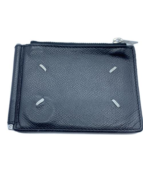 Maison Margiela（メゾンマルジェラ）Maison Margiela (メゾンマルジェラ) トリフォールド マネークリップ ブラックの古着・服飾アイテム