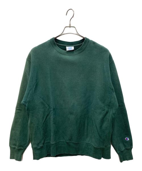 Champion REVERSE WEAVE（チャンピオン リバース ウィーブ）Champion REVERSE WEAVE (チャンピオン リバース ウィーブ) スウェット グリーン サイズ:XLの古着・服飾アイテム