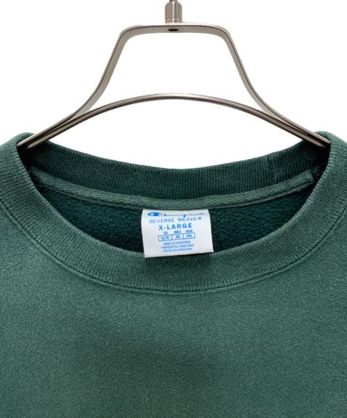 Champion REVERSE WEAVE（チャンピオン リバース ウィーブ）Champion REVERSE WEAVE (チャンピオン リバース ウィーブ) スウェット グリーン サイズ:XLの古着・服飾アイテム
