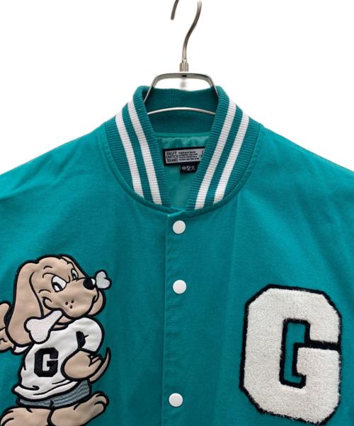 GALFY（ガルフィー）GALFY (ガルフィー) スタジャン ミント×ブラウン サイズ:Lの古着・服飾アイテム