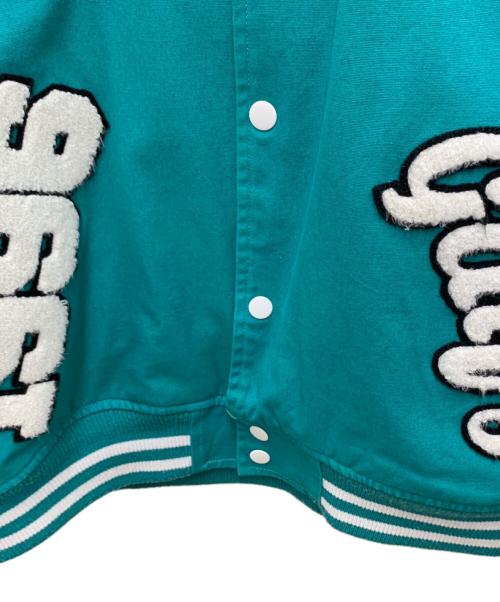 GALFY（ガルフィー）GALFY (ガルフィー) スタジャン ミント×ブラウン サイズ:Lの古着・服飾アイテム