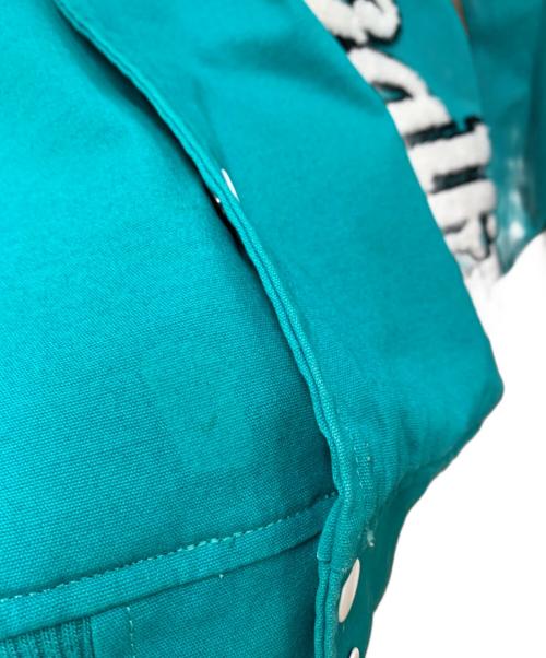 GALFY（ガルフィー）GALFY (ガルフィー) スタジャン ミント×ブラウン サイズ:Lの古着・服飾アイテム