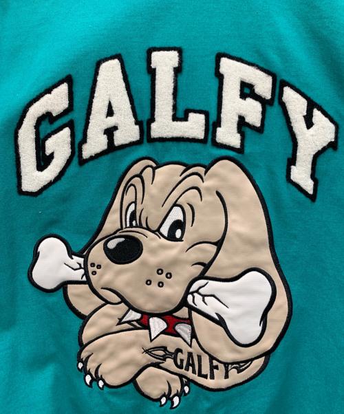 GALFY（ガルフィー）GALFY (ガルフィー) スタジャン ミント×ブラウン サイズ:Lの古着・服飾アイテム
