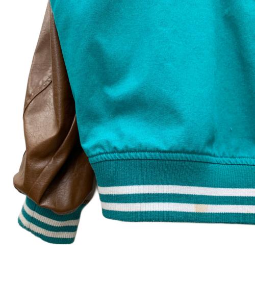 GALFY（ガルフィー）GALFY (ガルフィー) スタジャン ミント×ブラウン サイズ:Lの古着・服飾アイテム