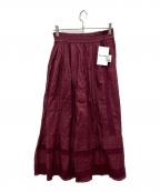 sara mallikaサラマリカ）の古着「ロングスカート」｜ワインレッド
