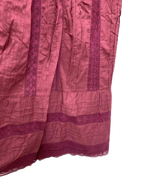 sara mallika（サラマリカ）sara mallika (サラマリカ) ロングスカート ワインレッド サイズ:Free 未使用品の古着・服飾アイテム