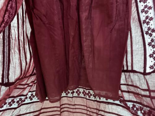 sara mallika（サラマリカ）sara mallika (サラマリカ) ロングスカート ワインレッド サイズ:Free 未使用品の古着・服飾アイテム