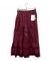 sara mallika（サラマリカ）の古着「ロングスカート」｜ワインレッド