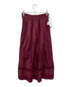 sara mallikaサラマリカ）の古着「ロングスカート」｜ワインレッド