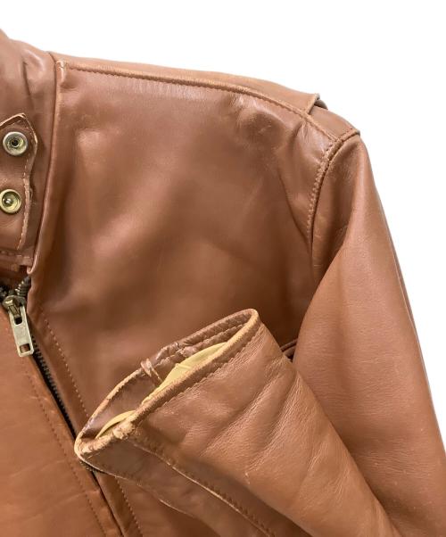 Schott（ショット）Schott (ショット) レザージャケット ブラウン サイズ:40の古着・服飾アイテム