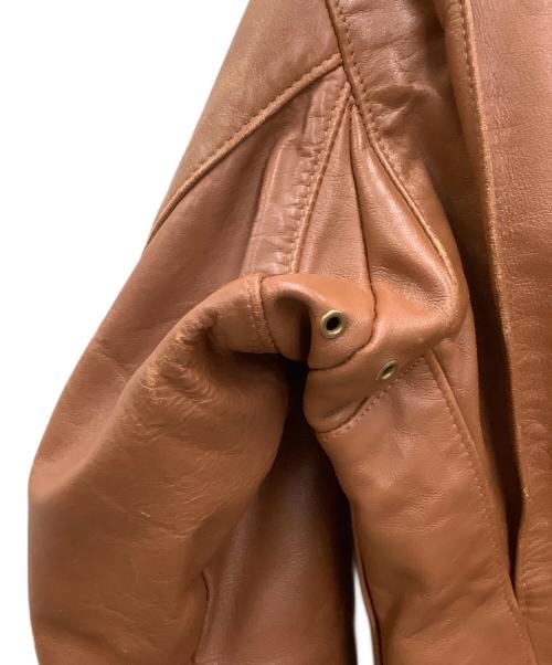 Schott（ショット）Schott (ショット) レザージャケット ブラウン サイズ:40の古着・服飾アイテム