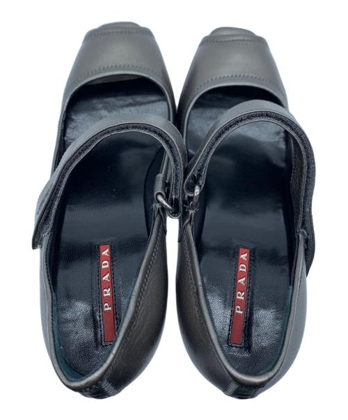PRADA（プラダ）PRADA (プラダ) パンプス ブラウン×ブラック サイズ:39の古着・服飾アイテム